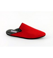 men's slippers MILANO  regal red suede